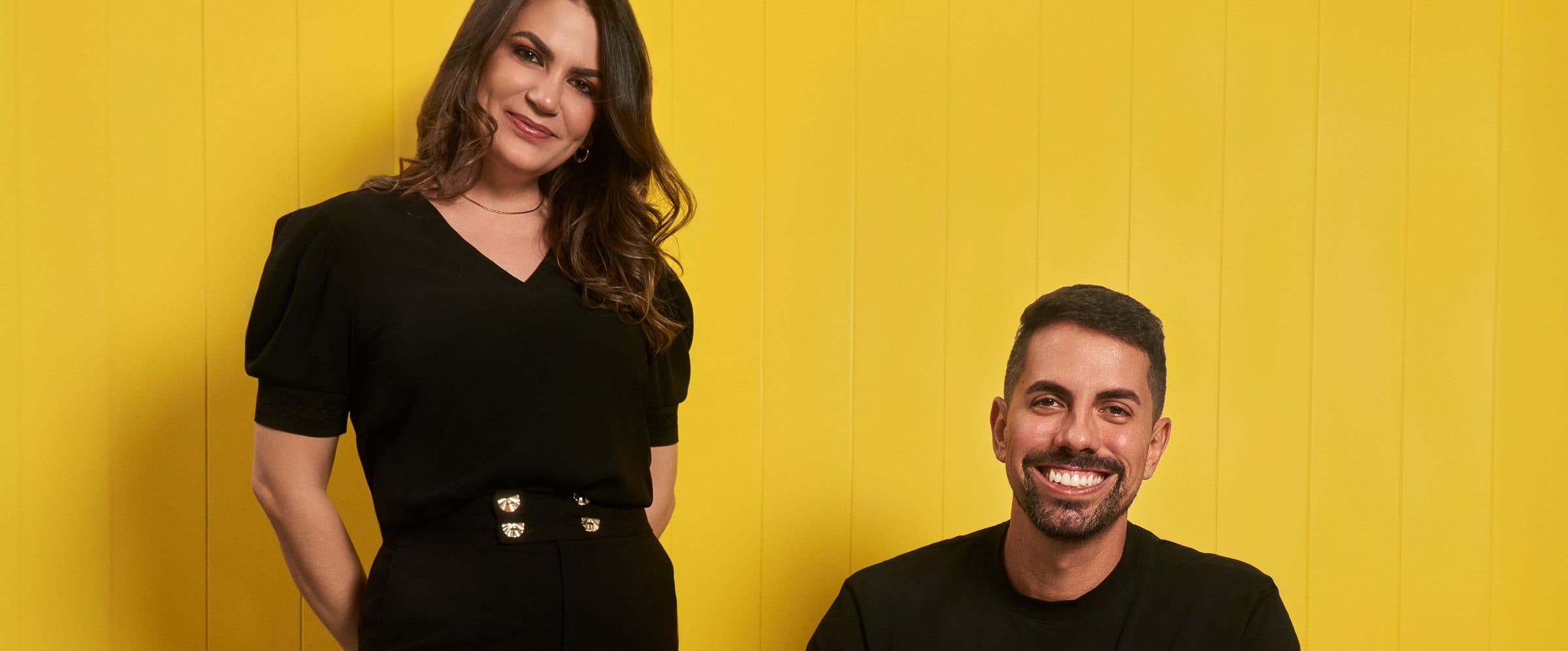 Os arquitetos Eliza Marega e César Jussani, sócios da Remix Arquitetura
