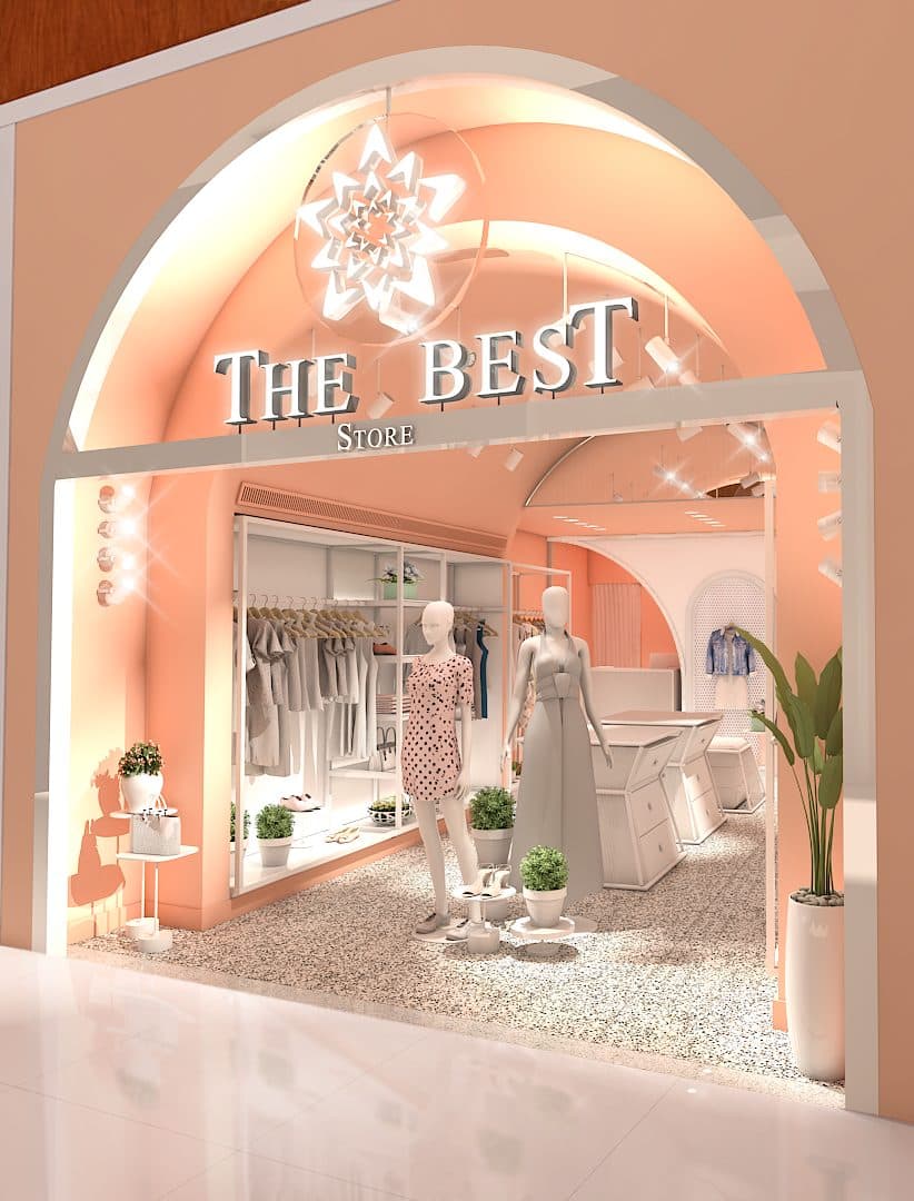 Loja The Best Store, projeto de varejo da Remix Arquitetura